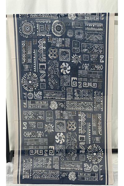 Shawl Passion Retro Pattern Poly Shal