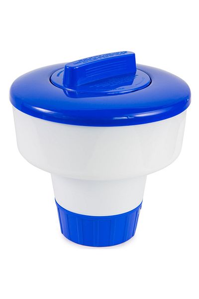 Choice Blue Floating Swimming Pool Chemical Floater Chlorine Bromine Tablets Floating Dispenser Applicator