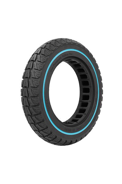 Choice إطار أزرق صلب مقاس 10 بوصات لسكوتر Xiaomi M365 Pro Pro2 1S الكهربائي 10x2.0 إطار مطاطي متين بدون أنابيب