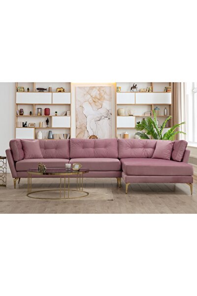 Vivense MAPA KÖŞE KOLTUK, PEMBE, SAĞ KÖŞE