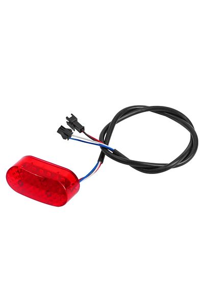 Choice Red Rear Tail Light Lamp LED Tail Stoplight Brake for 8 Inch Electric Scooter LED Safety Light for E