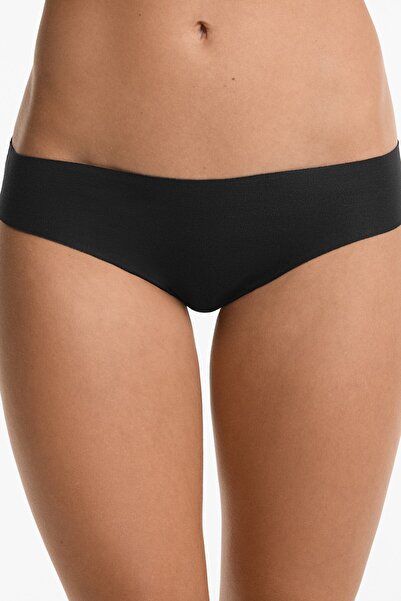 Oysho 3 invisible cotton blend classic briefs