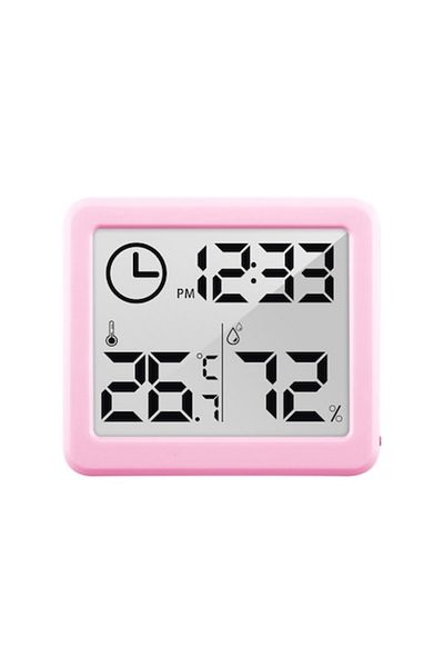 SOLLUXE Higrometru și termometru digital SOLLUXE® cu afișaj de timp, umiditate, temperatură, citire 10s
