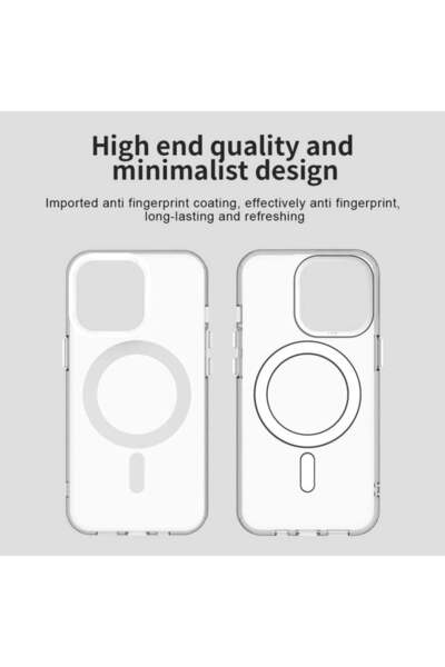 SKYDDAR INNOVATION Θήκη για iPhone 13 Pro Max, CandyCase, Magsafe, σετ αυτοκόλλητων, Λευκή