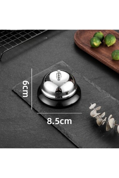 Royal Clopotel sonerie metalica, pentru receptie hoteluri, baruri, restaurante, material metal si plastic,