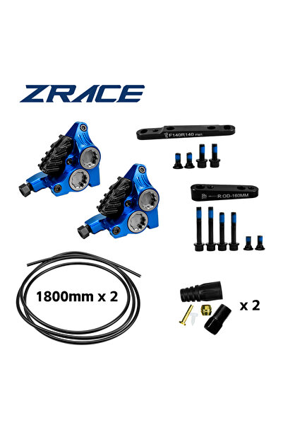 Choice فرجار أزرق F R ZRACE XG4 مسطح التركيب بأربعة مكابس، فرجار فرامل هيدرول...