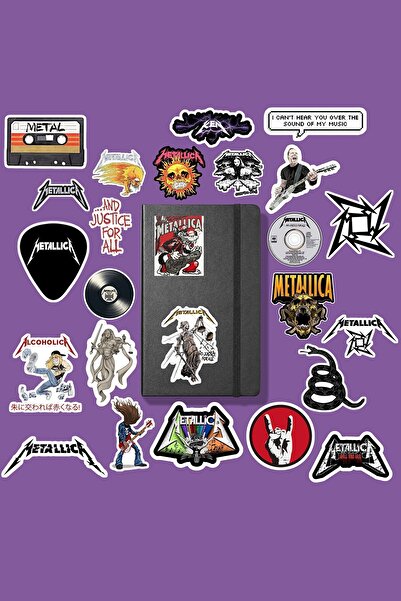 Major Selection Pachet de autocolante Metallica Rock / Bullet Journal Notepad Autocolant Agendă Laptop Sticker