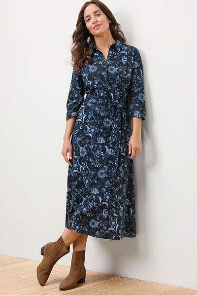 Tchibo Women Floral Print Maxi Dress, Multicolor