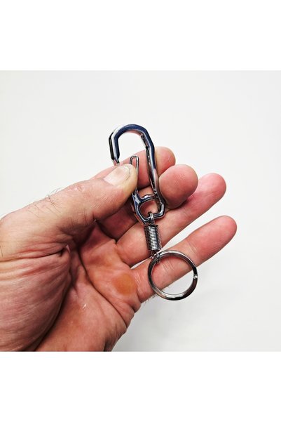 ÜNSA Anahtar Ünsa Key Belt Keychain Metal Spring Keychain Bag Accessory