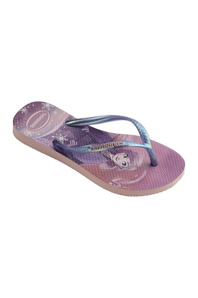 Havaianas Kids Slim Frozen Flip Flops - Quiet Lilac