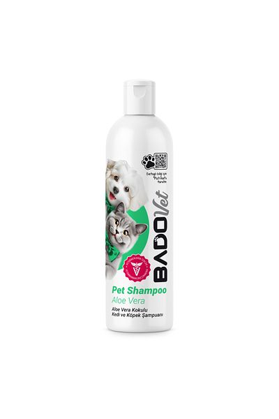 BAD0 Sampon lichid pentru caini si pisici, cu Aloe Vera, 400 ml