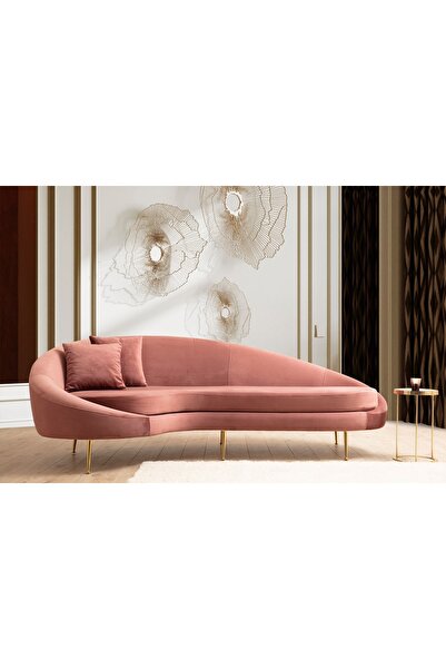 Vivense ESES SOL KOLLU ÜÇLÜ KOLTUK, PEMBE