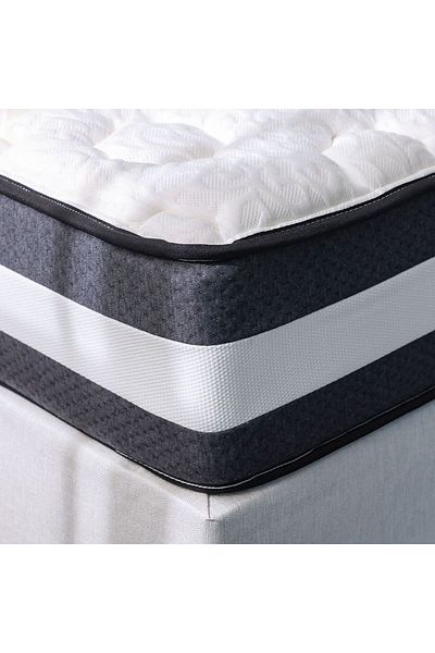 Danube Home Luxuria Bonnell Spring Foam Mattress - 120 x 200 x 26 cm | Single Bed Mattress | Medium Soft Feel
