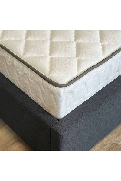 Danube Home مرتبة ناتورا المصنوعة من إسفنج اللاتكس الملتصق، مقاس ١٢٠ × ٢٠٠ × ٢٢ سم | مرتبة سرير مفرد | ملمس متوسط الصلابة
