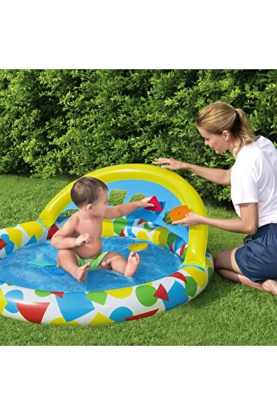 CLICK Swimming Pool for Small Children Learning Shapes 120 X 117 X 46 Cm