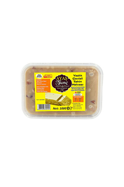 AYAŞ TUNÇ HELVA VE ŞEKERCİSİ Tahinli Cevizli Yaz Helvası 1 Kg