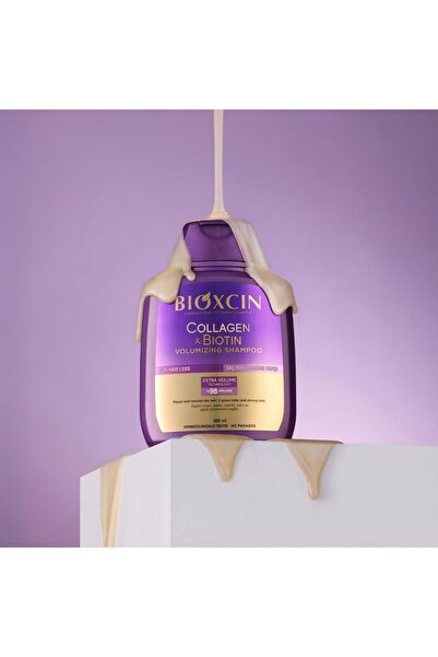 Bioxcin Dolgunluk ve Hacim Veren Dökülme Karşıtı Collagen & Biotin İçerikli Şampuan 3 Al 2 Öde 3 ADET