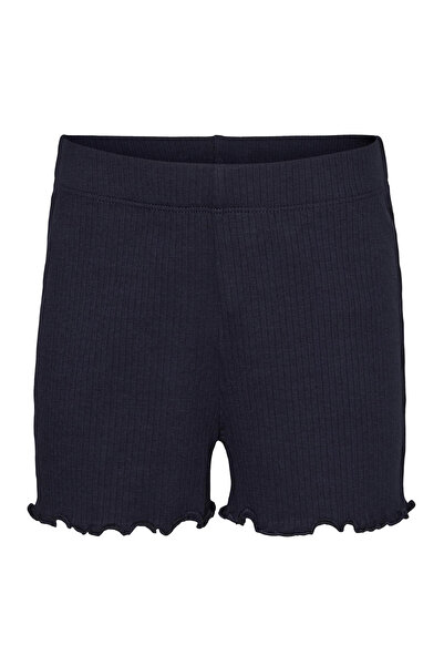 Vero Moda Girl شورت فيرو مودا سادة - أزرق داكن