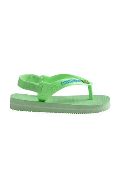 Havaianas Baby Brasil Logo II Flip Flops - Green Garden
