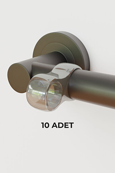 wooden lane studio Şeffaf 10’lu Kapı Kolu Darbe Önleyici Silikon Duvar Koruyucu – Ses Yalıtımı ve Çarpma Engelleyici