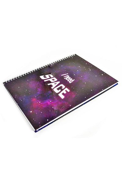 Arhi Design A4 hardcover notebook, 96 spiral pages