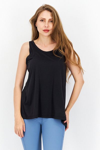 Nike Women Sport Fit Sleeveless Yoga Top, Black