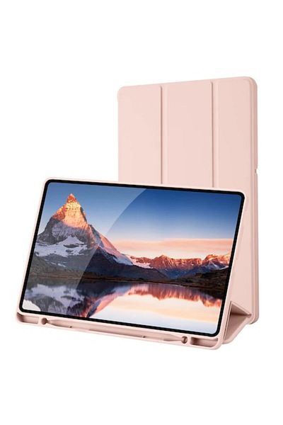 CLICK Husa compatibila cu Samsung Galaxy Tab S6 Lite 2020/2022/2024, S25, TPU, Pinky