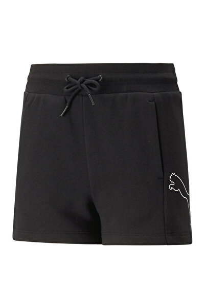 Puma شورت عالي الخصر - أسود