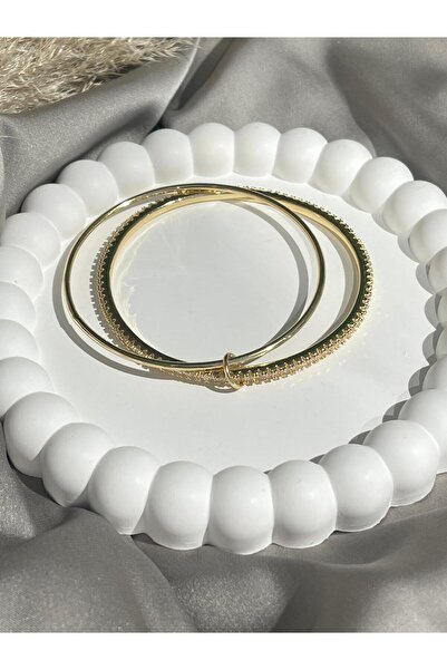 byEGJEWELRY 2 Lİ TAŞLI AJDA BİLEZİK