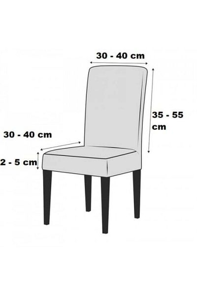 Sale4u Huse universale elastice pentru scaune - durabile, lavabile, montare rapidă, culoare vișinie