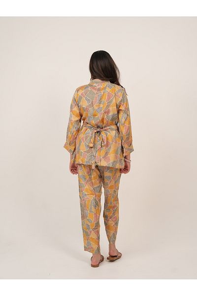 Lehar Multicolour Abstract Printed Co-ord Set