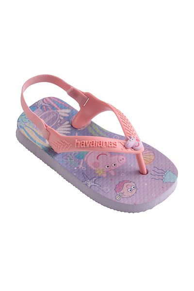 Havaianas Baby Peppa Pig Flip Flops - Quiet Lilac