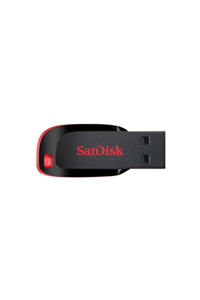SanDisk Stick de Memorie 64GB, USB 2.0, Click SanDisk, Policarbonat, Black/Red