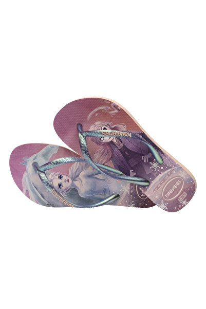 Havaianas Kids Slim Frozen Flip Flops - Ballet Rose