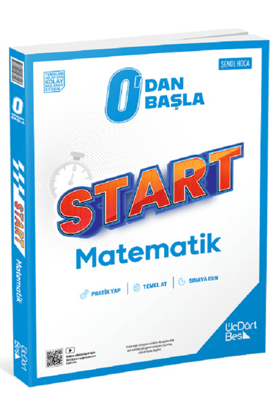 Efsane Yayınları ÜçDörtBeş 345 START Matematik 0'Dan Başla - 345 Sıfırdan Başla / Pratik Yap - Temel At - Sınava Isın