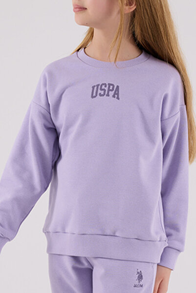 U.S. Polo Assn. U.S. Polo Assn Kız Çocuk Mor Eşofman Takımı