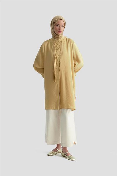 Armine Tunica cu guler domnului 25KD9010 Camel