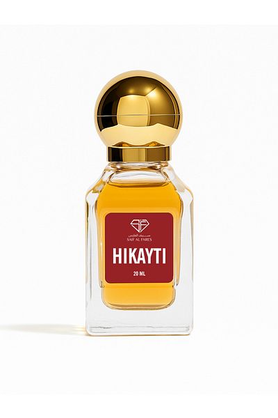 SAIF AL FARES Hikayti Rose Oud Attar Perfume Oil Roll On for Men & Women 20ml