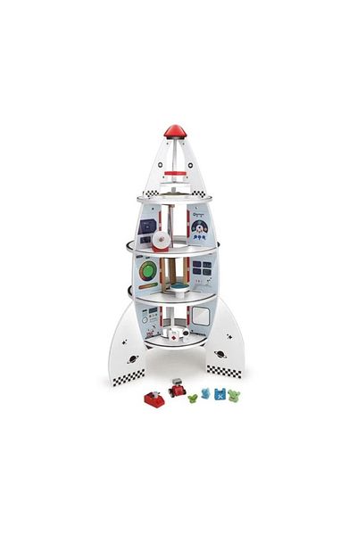 divendi-ro Space Station Activity Set, wood, 3 years+, 37x37x78 cm