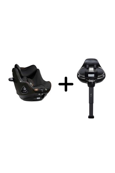 Joie - Set scaun auto rotativ i-Harbour Signature Eclipse, 40-105 cm i-Base Encore, testat ADAC
