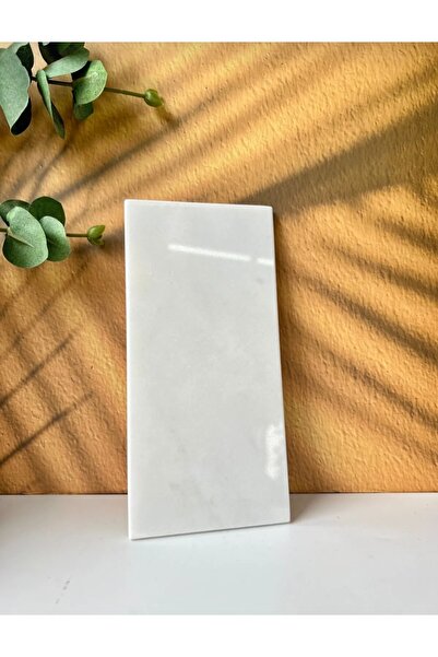 MarmoLive 30×15 cm Gerçek Mermer Dekoratif Sunumluk – Doğal Taş Tepsi