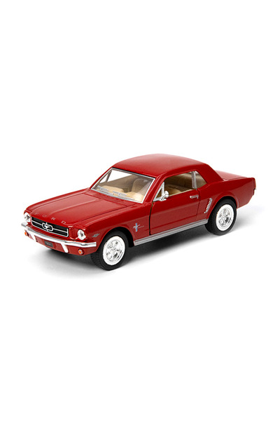 Kinsmart 1964 Ford Mustang Red 1:36 Officially Licensed Die-Cast Metal Model Car