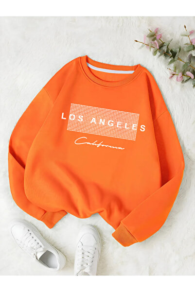 StartMore قطن برتقالي للجنسين للنساء/الرجال مفصل من لوس أنجلوس مطبوع ملون كبي...