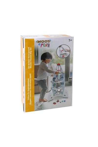 divendi-ro Space Station Activity Set, wood, 3 years+, 37x37x78 cm
