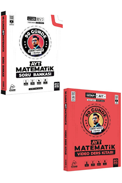 Efsane Yayınları Mert Hoca 90 Günde AYT Matematik Soru Bankası + Mert Hoca AY...