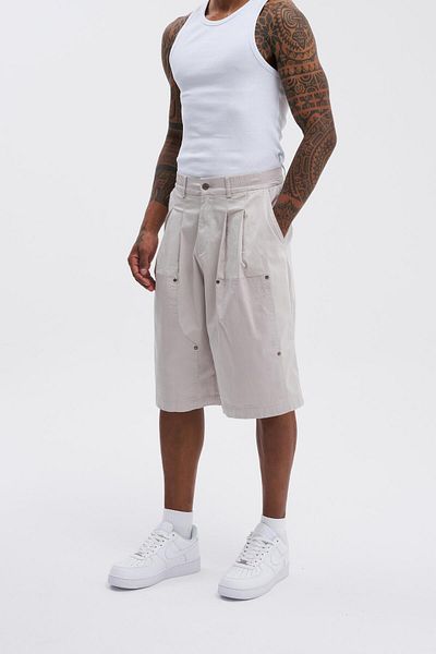 Machinist Men's Oversize Carpenter Gray Shorts