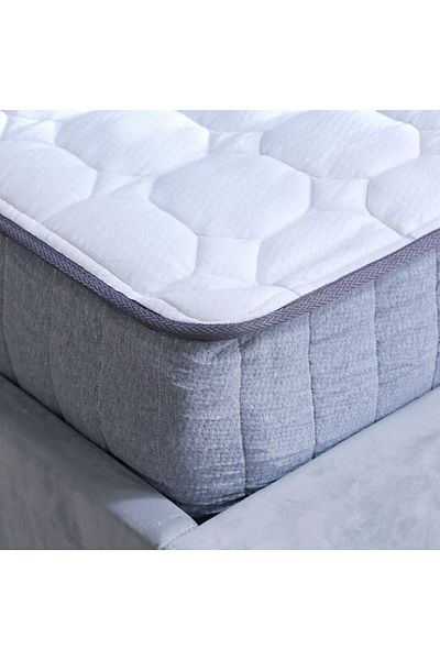 Danube Home مرتبة من إسفنج الذاكرة الطبيعي مع نوابض جيبية، مقاس 120×200×26 سم | مرتبة سرير مفرد | ملمس متوسط الصلابة