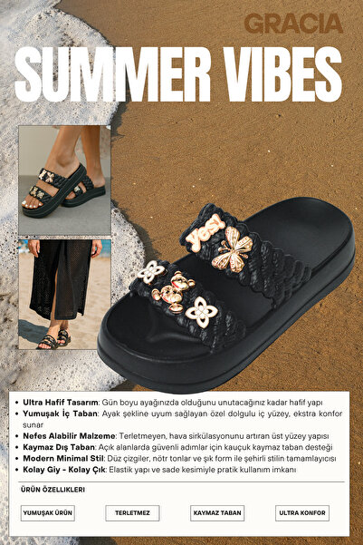 ALTA GRACIA Мама и дъщеря комплект летни чехли с дебела подметка от EVA – леки, удобни и стилни, за плаж и ежедневно носене