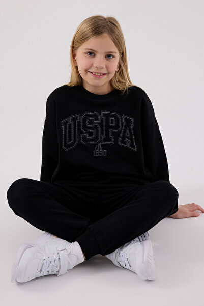U.S. Polo Assn. U.S. Polo Assn Kız Çocuk Siyah Eşofman Takımı