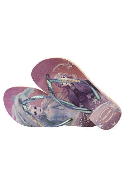 Havaianas Kids Slim Frozen Flip Flops - Quiet Lilac